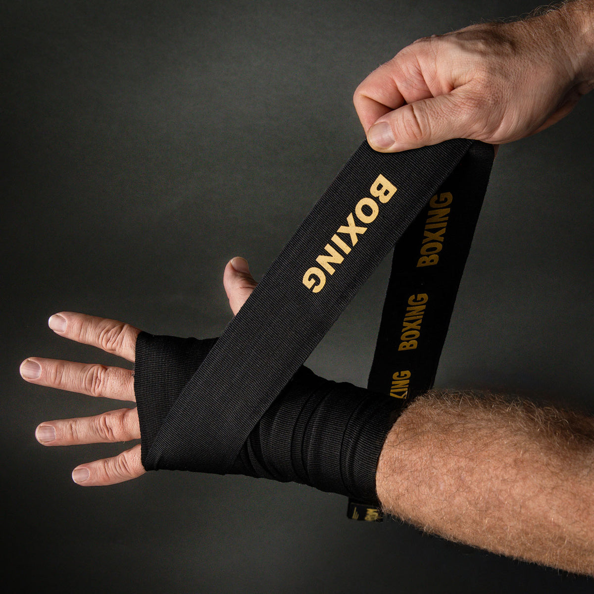 Venum Kontact Evo Boxing Vendas de boxeo - Negro/Dorado