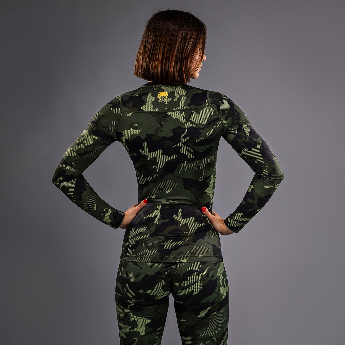 Venum x Sophia Rose de Mujeres Camiseta de manga Larga Rashguard - Camuflaje Forestal
