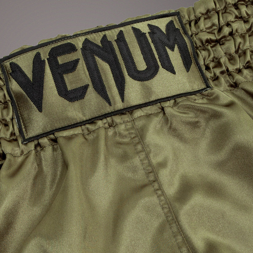 Venum Classic Short de Muay Thai - Caqui/Negro