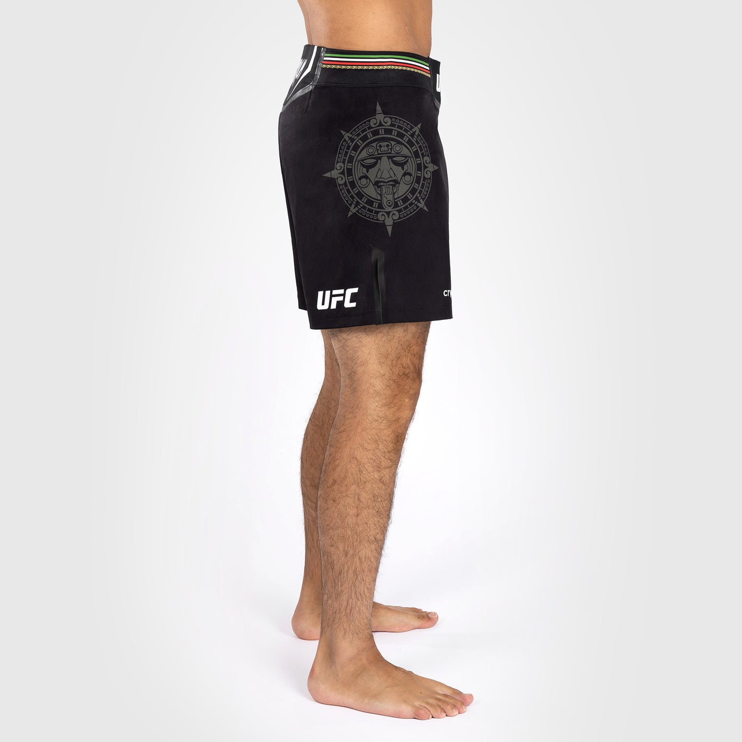 Noche UFC by Venum Authentic Fight Night Shorts de combate para hombre - Corte corto - Negro