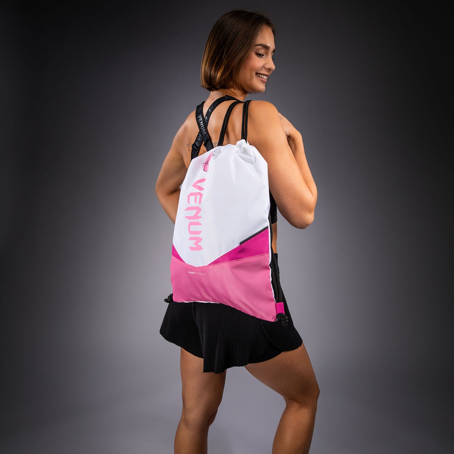 Venum Evo 2 Bolsa de Cuerdas – Blanco/Rosa Caramelo