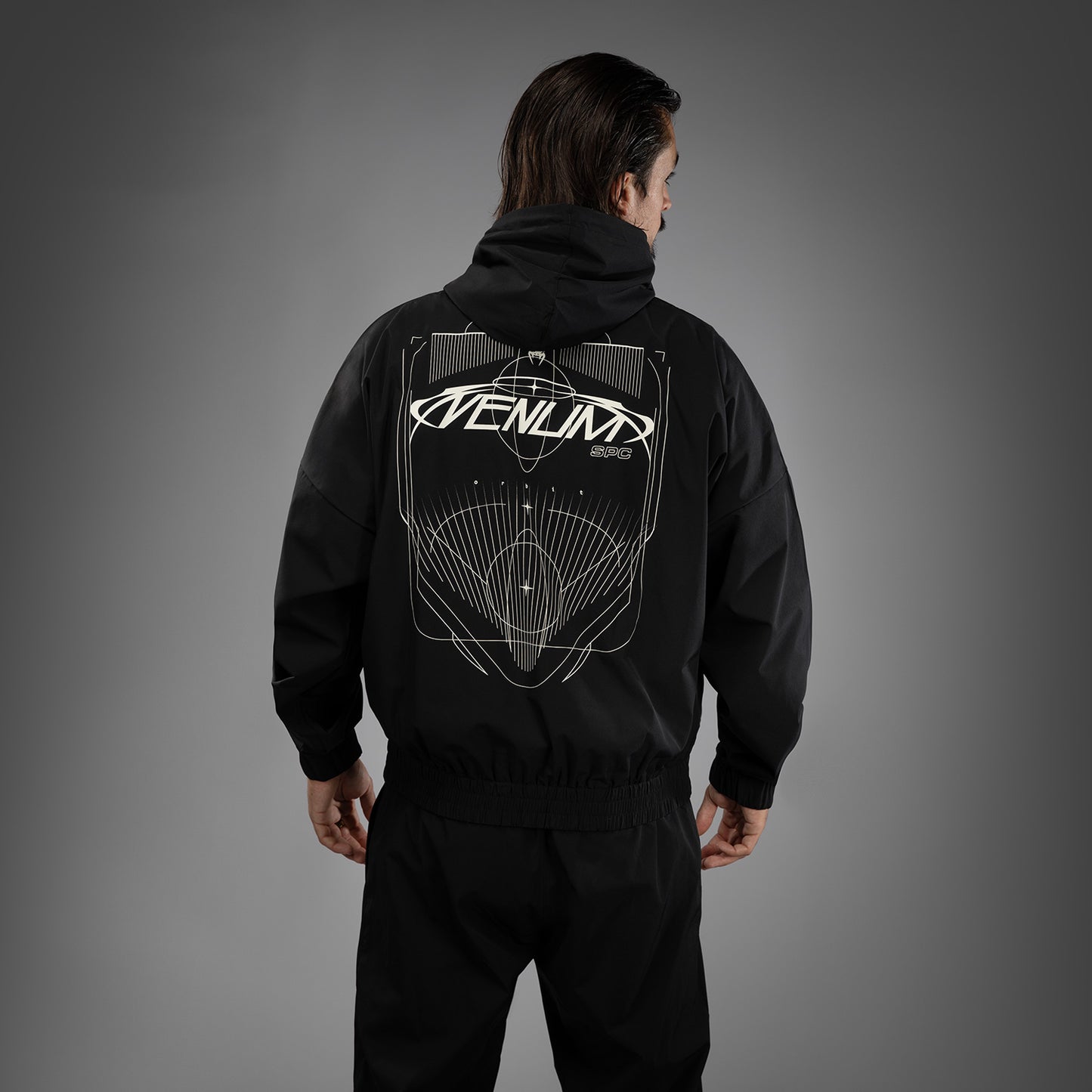 Venum Eclipse Chaqueta Track – Negro/Marfil