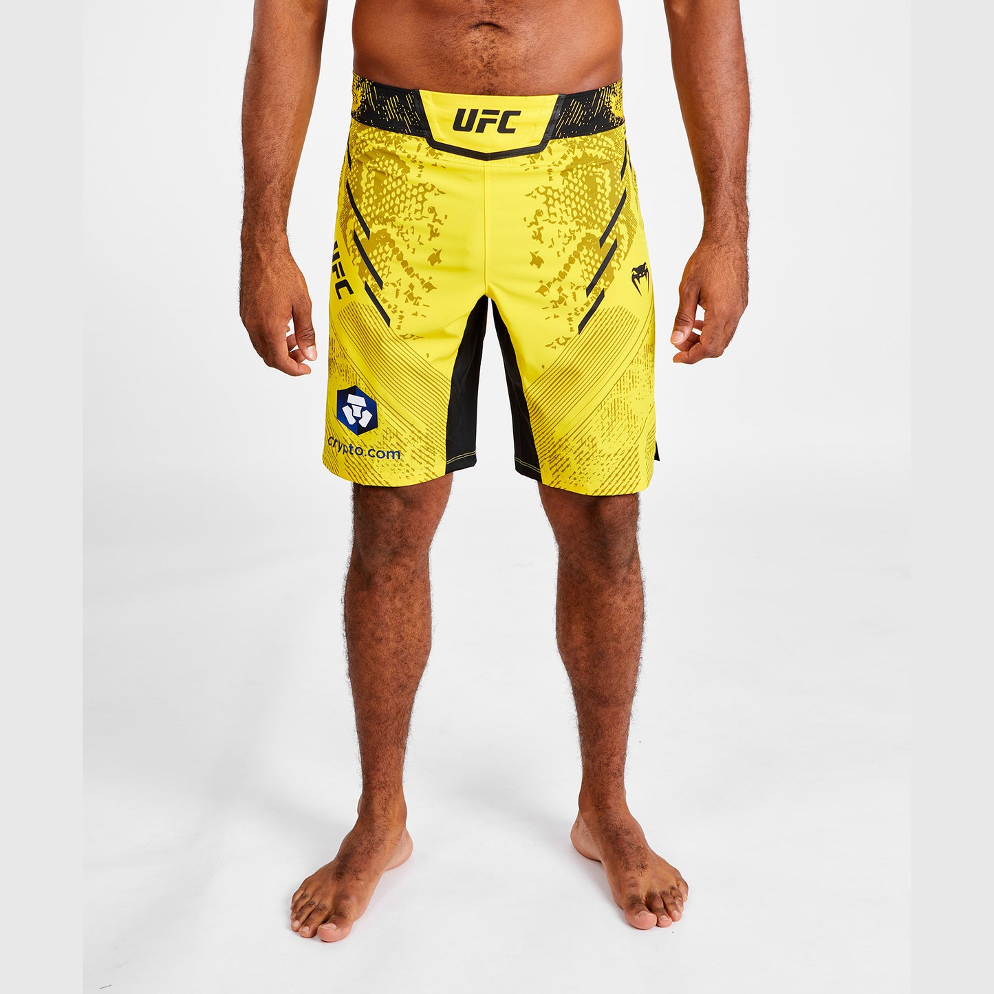 UFC Adrenaline by Venum Authentic Fight Night Pantalón corto de lucha para Hombre - Corte largo - Amarillo