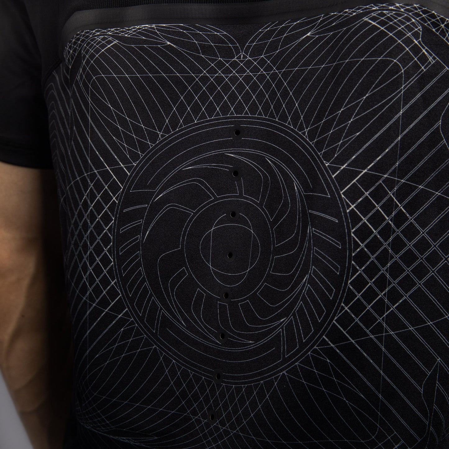 Venum G-Fit Air Camiseta Dry-Tech para Hombre - Negro Profundo/Arena del desierto