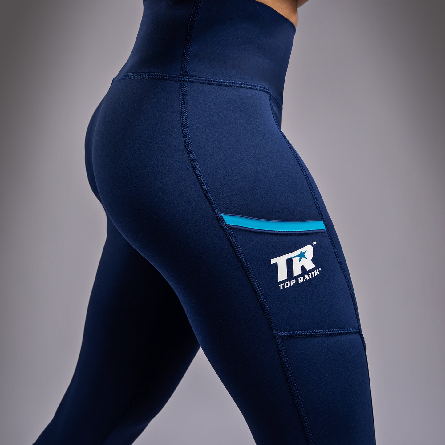 Venum x Top Rank Original Leggings 7/8 para Mujer - Azul Marino