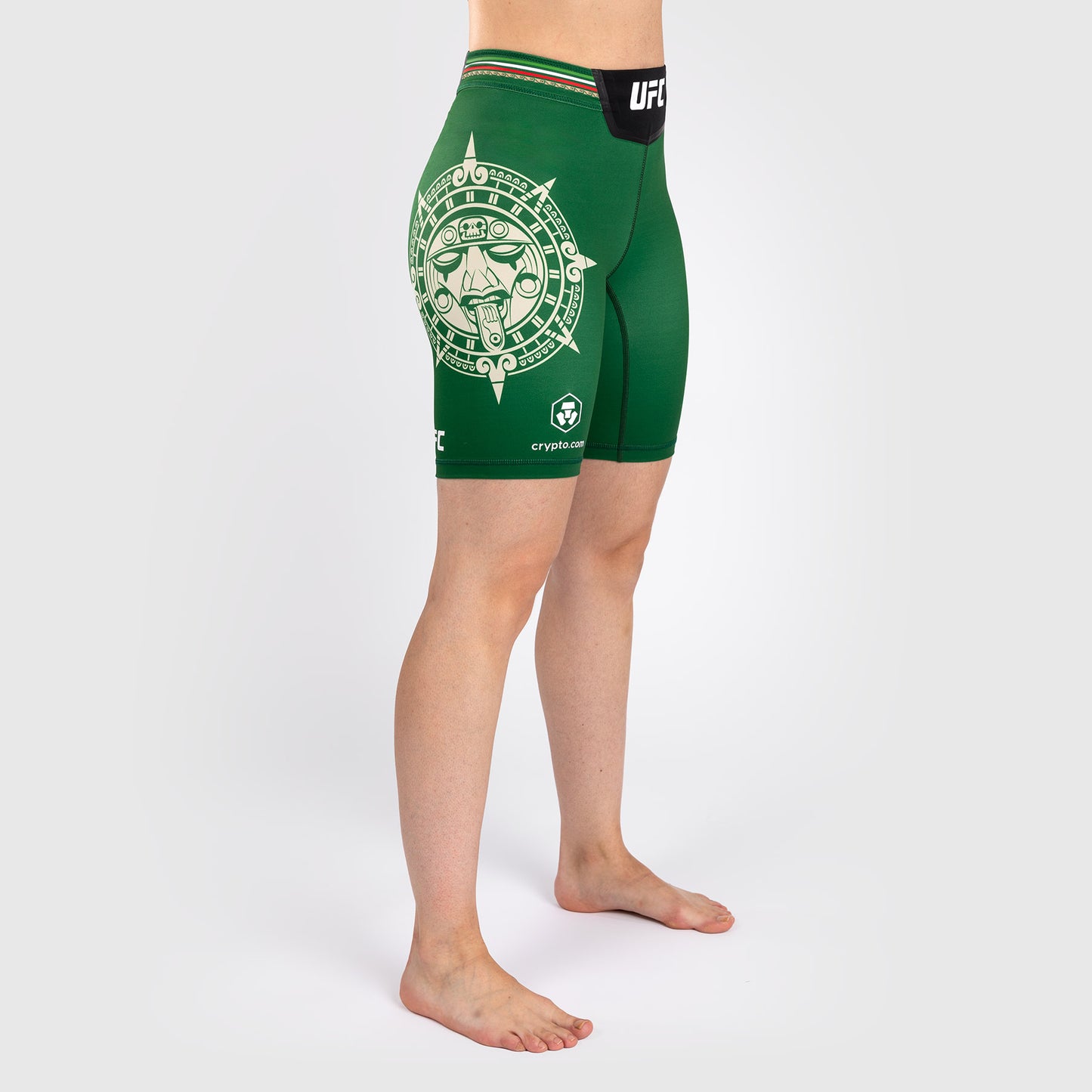 Noche UFC by Venum Authentic Fight Night Shorts Vale Tudo para Mujer - Corte Largo - Verde