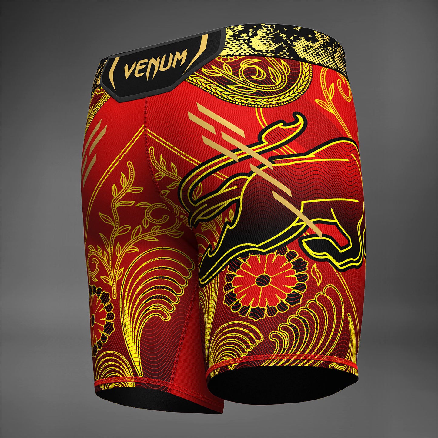 UFC Unrivaled by Venum Ilia Topuria Short Vale Tudo para Hombres - Rojo