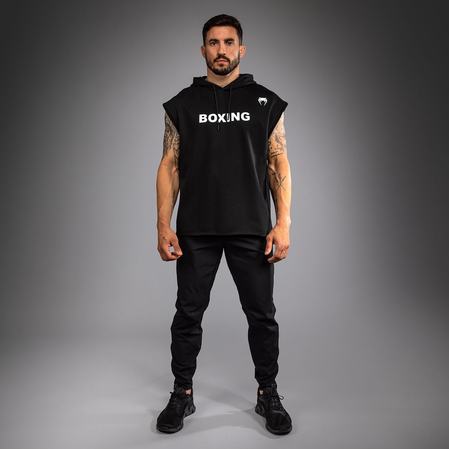 Venum Boxing VT Sudadera Sin Mangas - Negro/Blanco