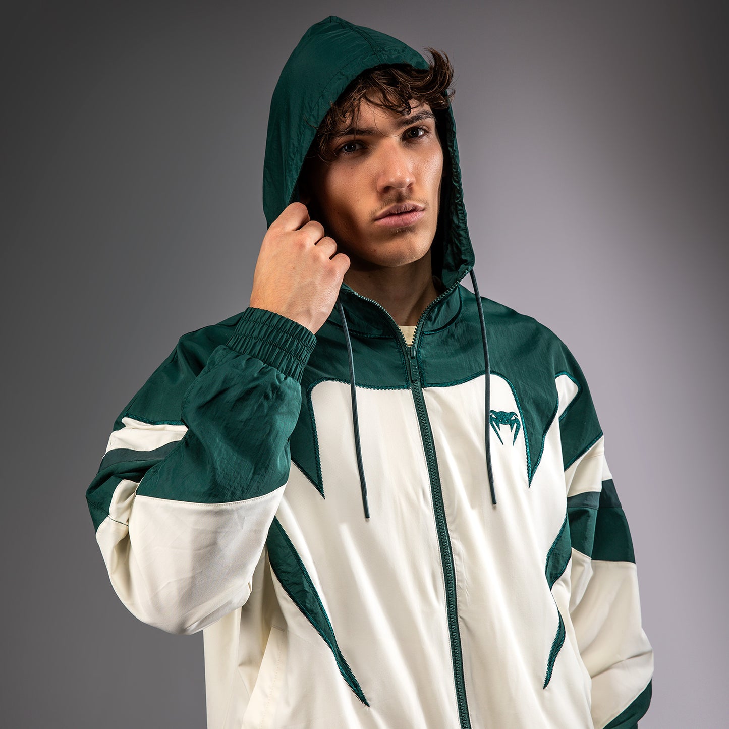 Venum Attack 90 Chaqueta de Chándal - Verde Bosque/Hielo