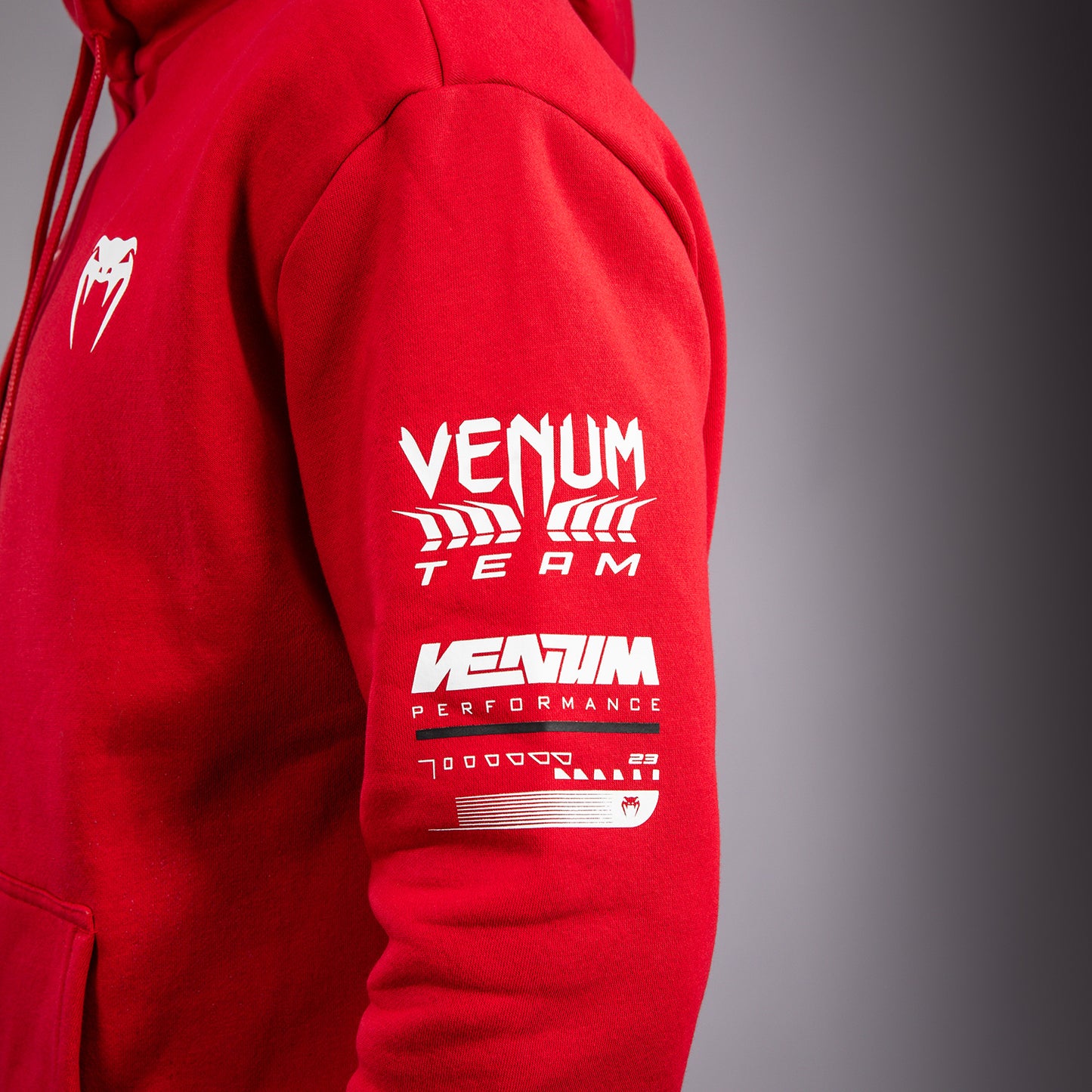 Venum Motorsport Sudadera con Capucha - Rojo Racer