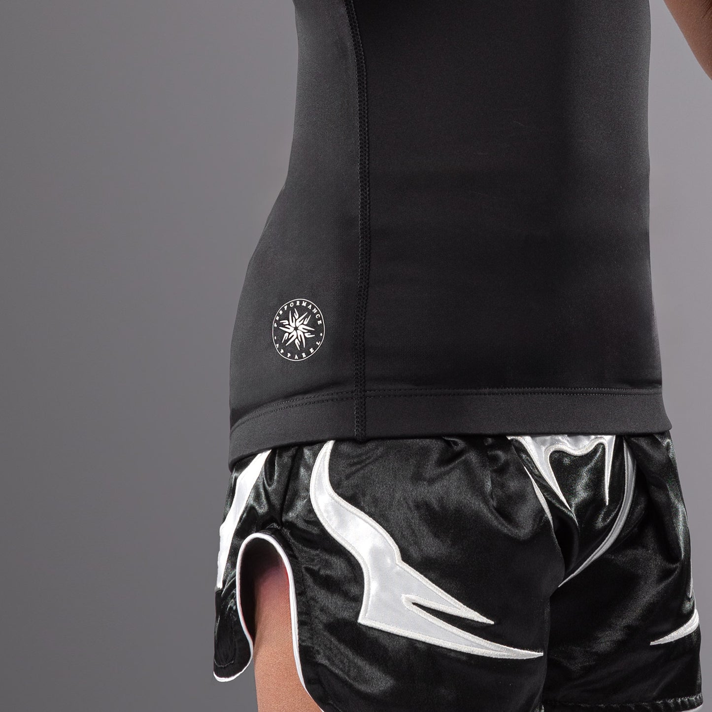 Venum Contender Rashguards de Mangas Cortas para Niños - Negro