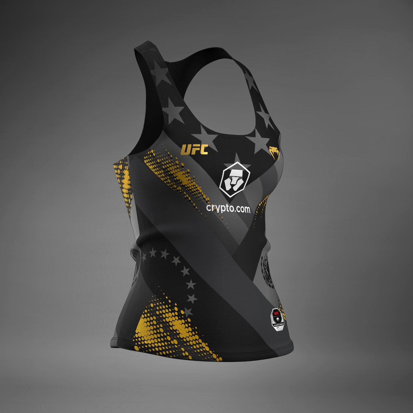 UFC Unrivaled by Venum Julianna Peña Sujetador largo deportivo para mujer - Negro