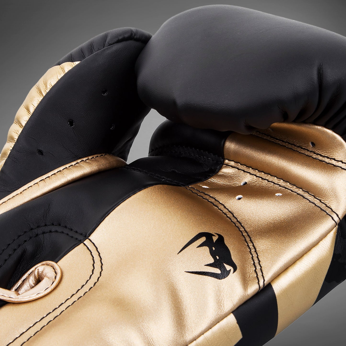 Guantes de Boxeo Venum Elite - Negro/Oro