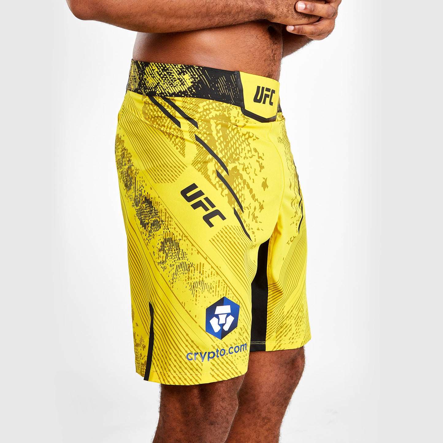 UFC Adrenaline by Venum Authentic Fight Night Pantalón corto de lucha para Hombre - Corte largo - Amarillo