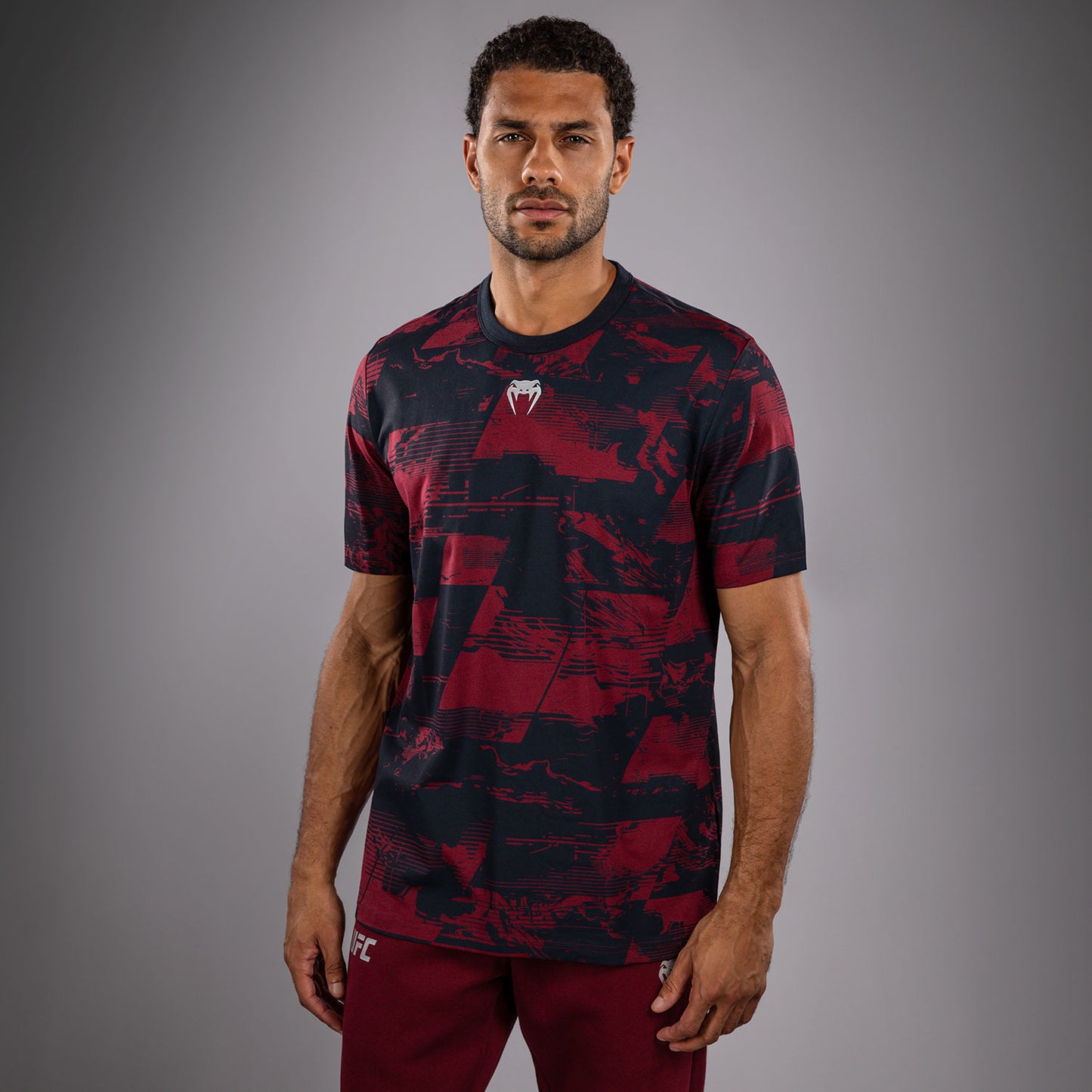 UFC Zenith by Venum Authentic Fight Week Camiseta de manga corta Hombre - Azul marino/Burdeos/Plateado