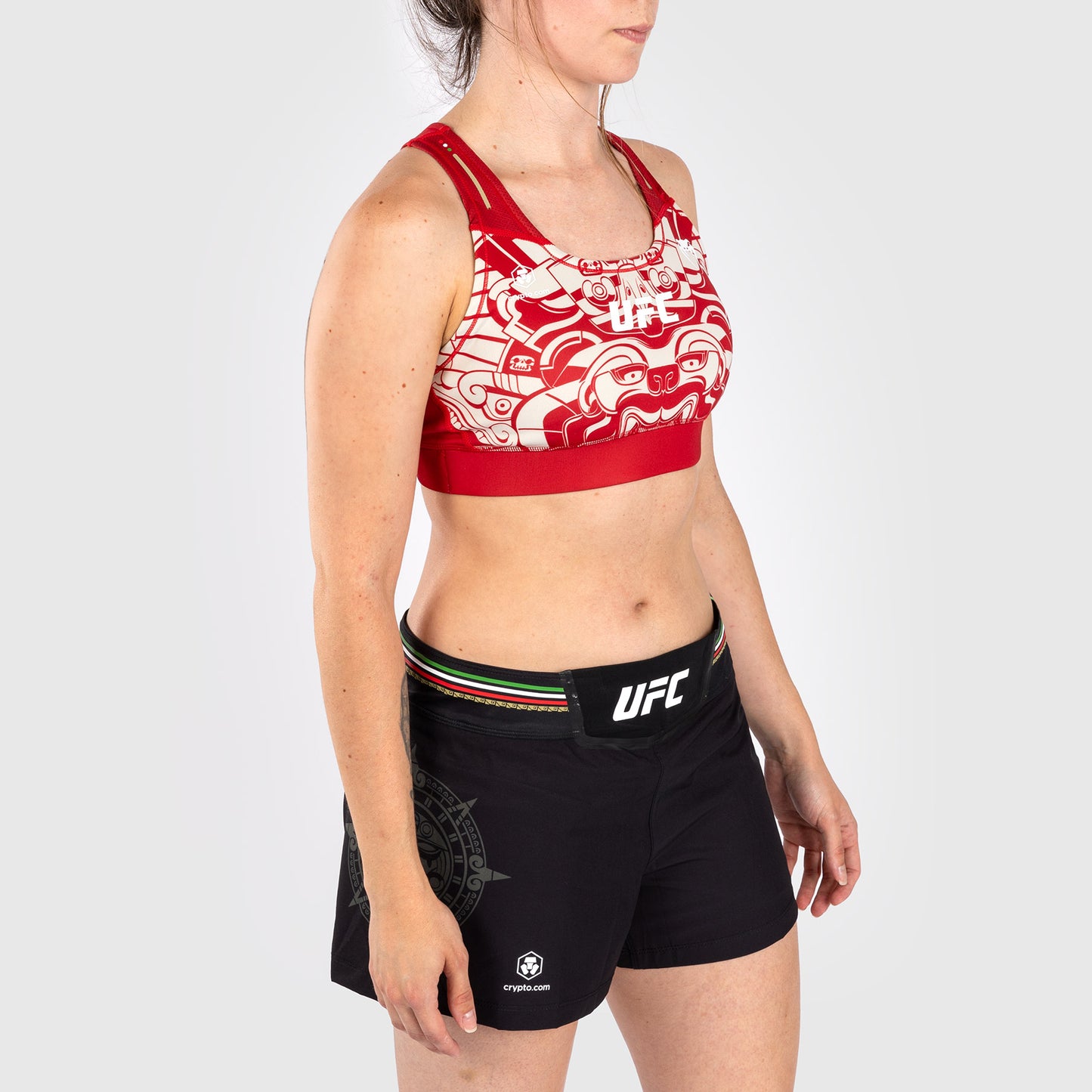 Noche UFC by Venum Authentic Fight Night Sujetador deportivo para mujer - Rojo
