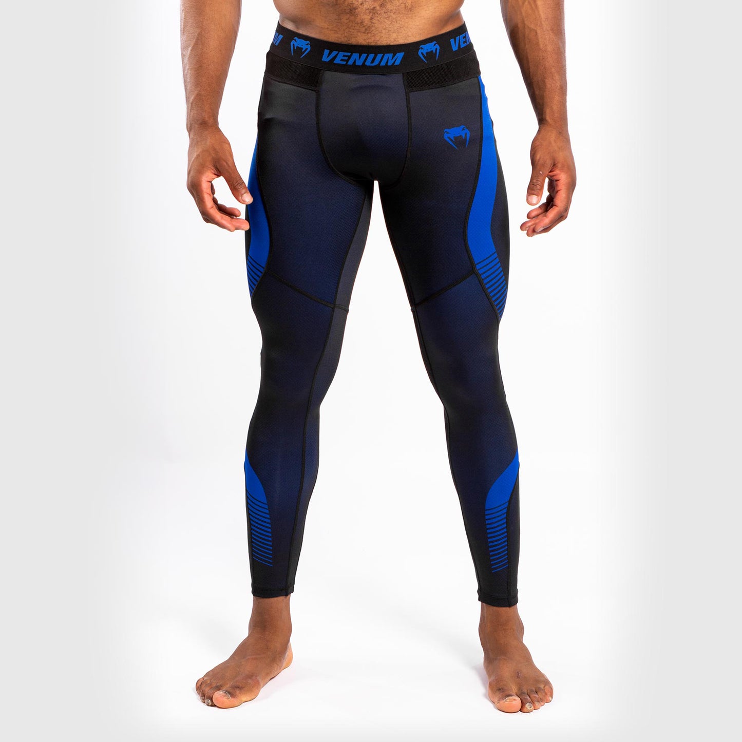 Pantalones de compresión Venum No Gi 3.0 - Negro/Azul