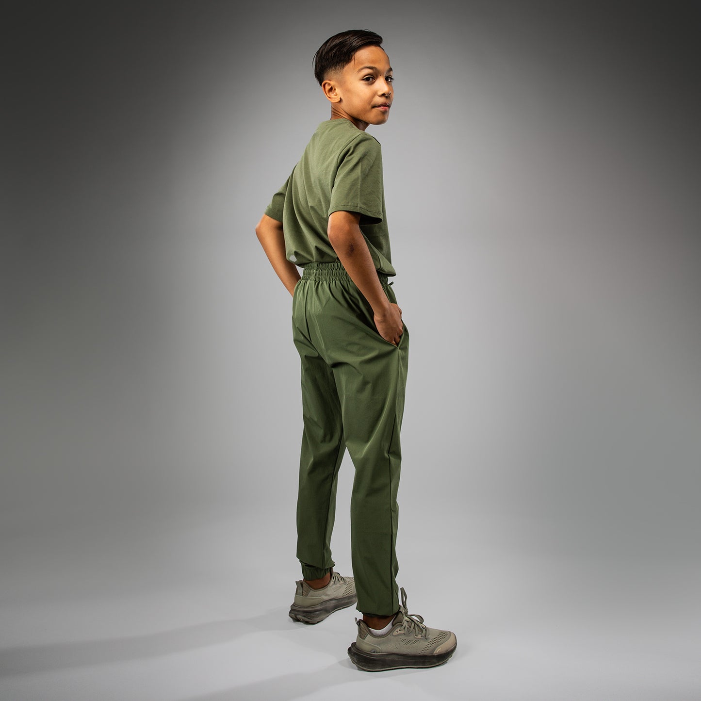 Venum Vectra Joggers para Niños - Verde Militar/Naranja