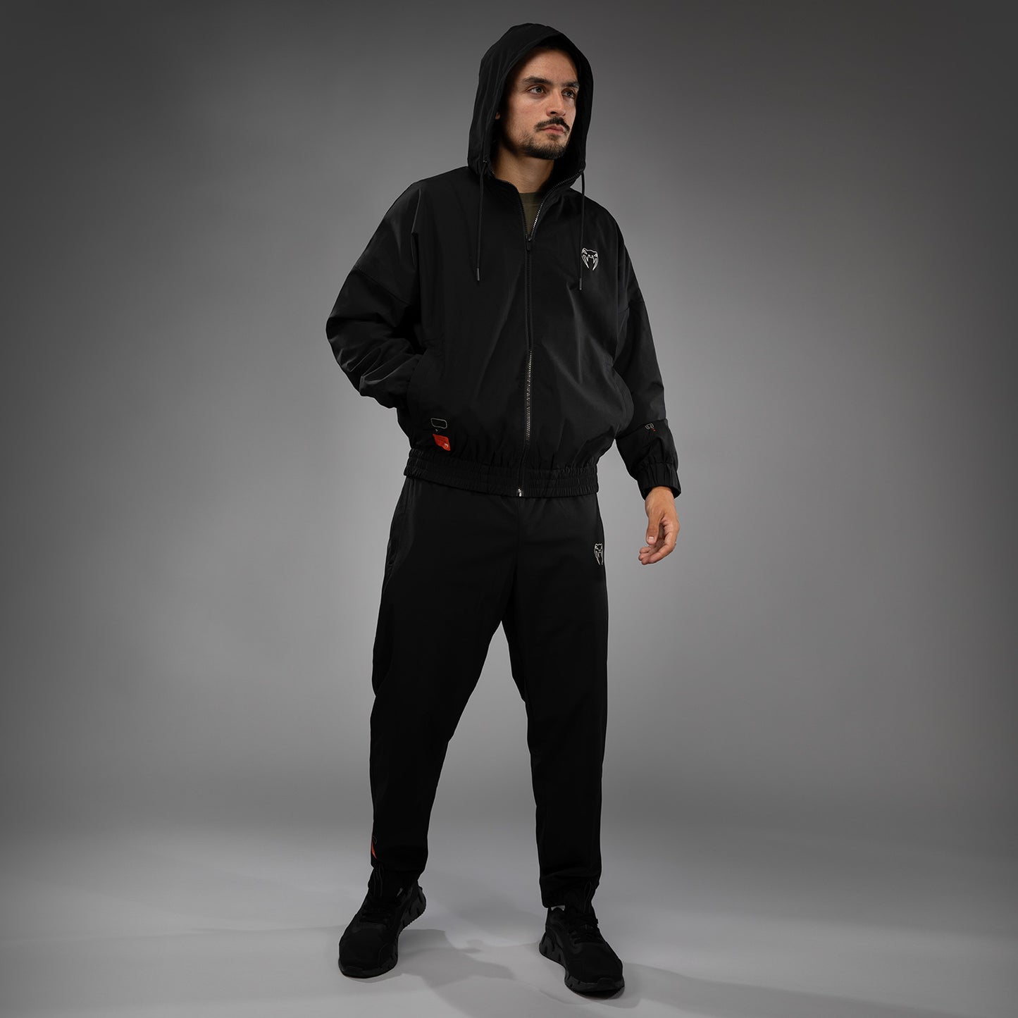 Venum Eclipse Chaqueta Track – Negro/Marfil