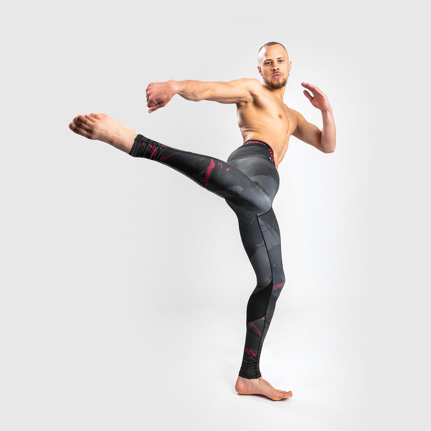 Pantalones UFC Venum Authentic Fight Week 2.0 Compression - Negro