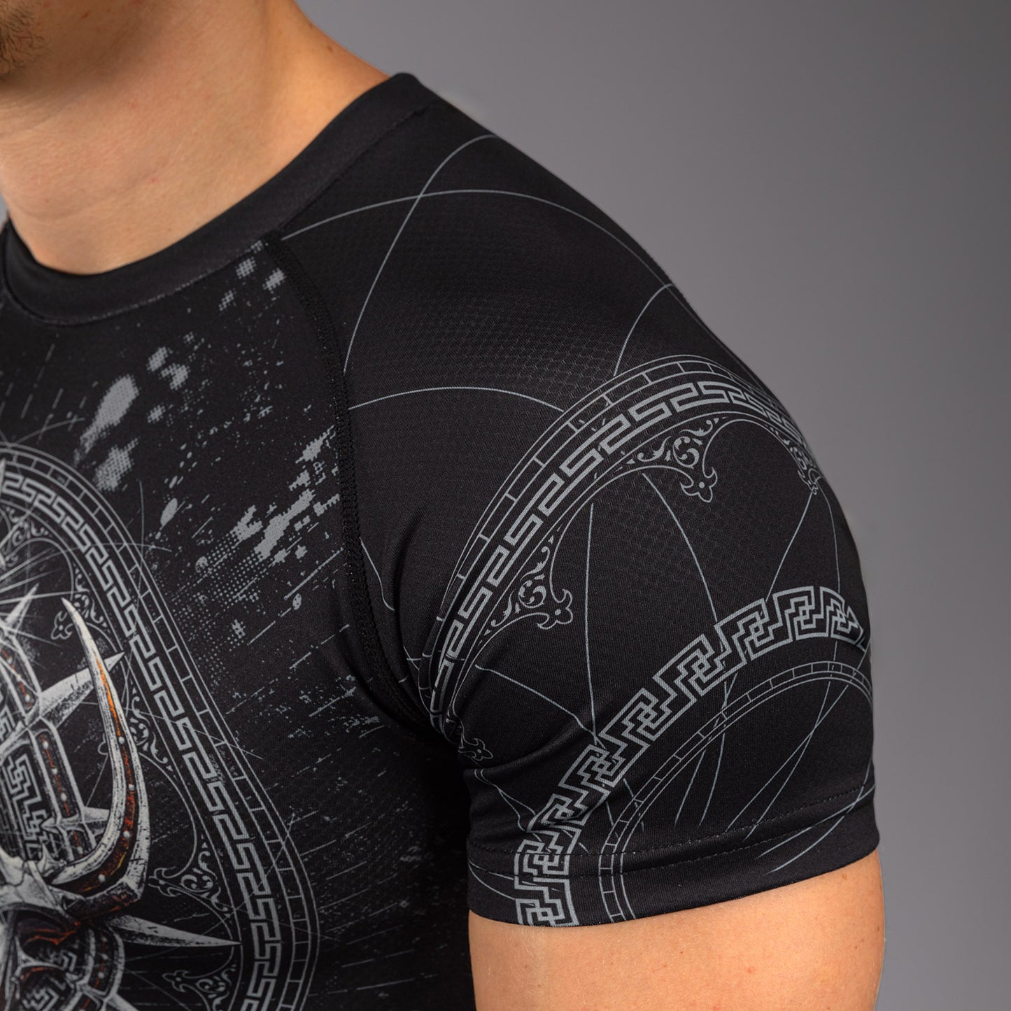 Venum Gladiator 5.0 Camiseta De Manga Corta Para Hombre - Negro/Plata