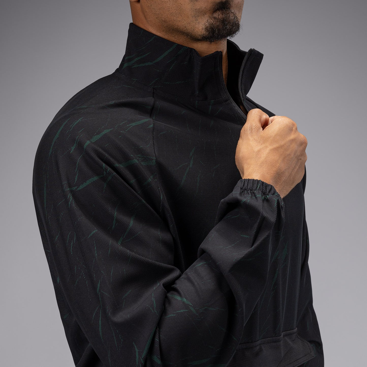 Venum Trooper Chaqueta de Chándal Para Hombre - Negra/Verde Bosque