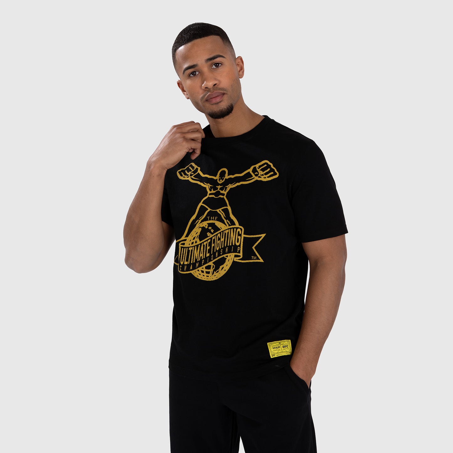 UFC by Venum Ulti-Man Camiseta - Negro/Amarillo