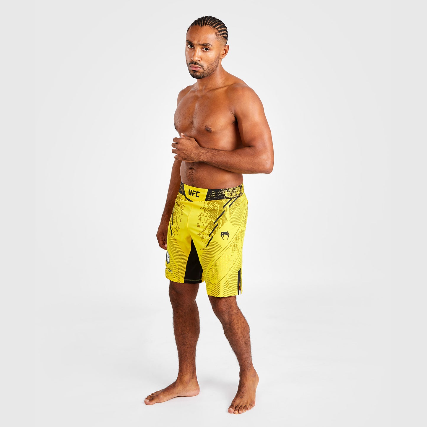 UFC Adrenaline by Venum Authentic Fight Night Pantalón corto de lucha para Hombre - Corte largo - Amarillo
