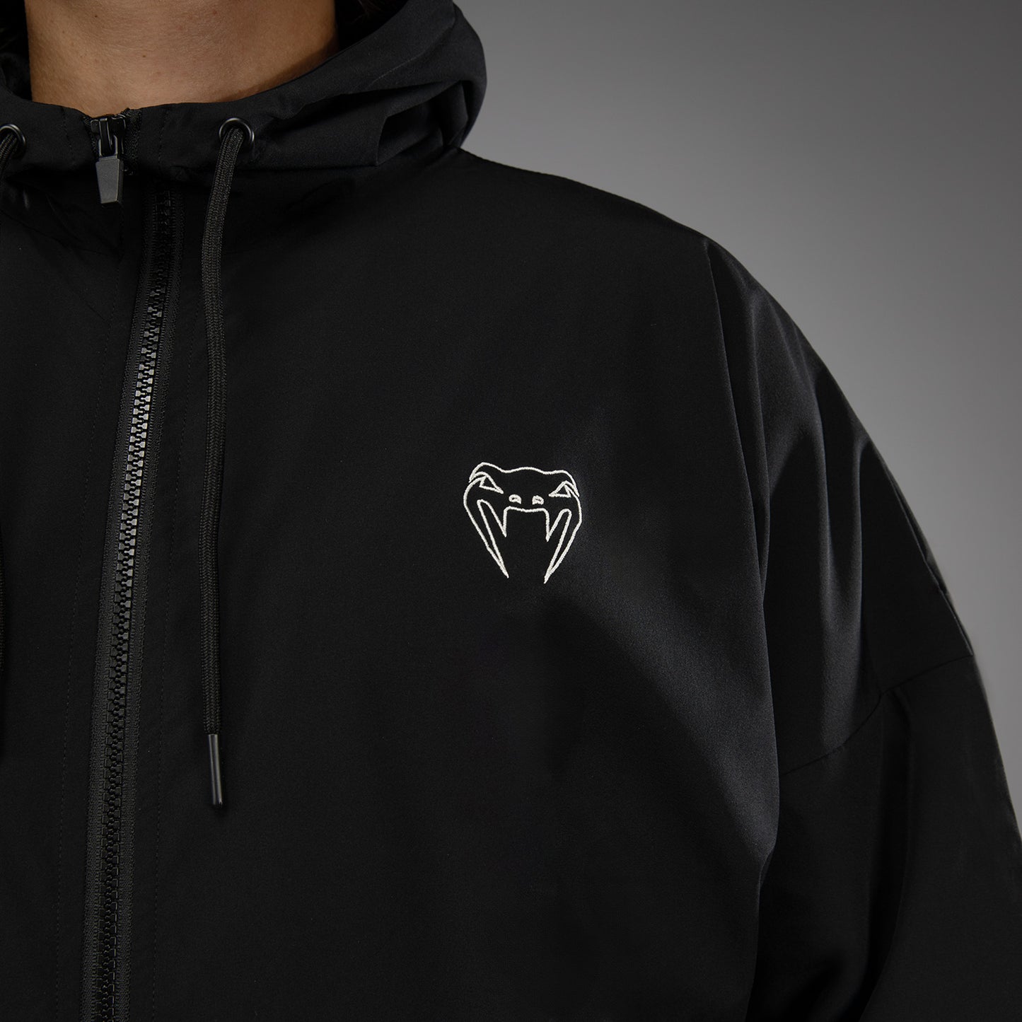 Venum Eclipse Chaqueta Track – Negro/Marfil