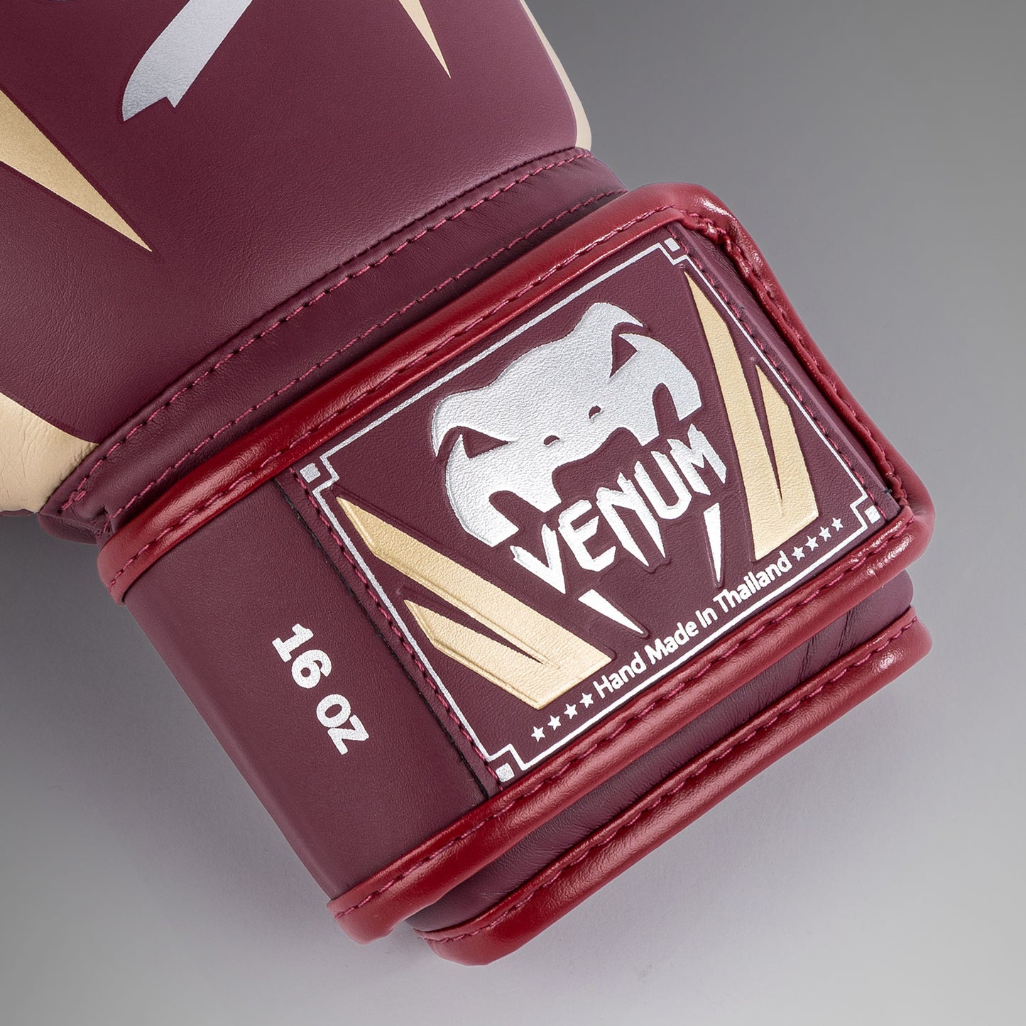 Venum Elite Guantes de Boxeo - Borgoña/Dorado
