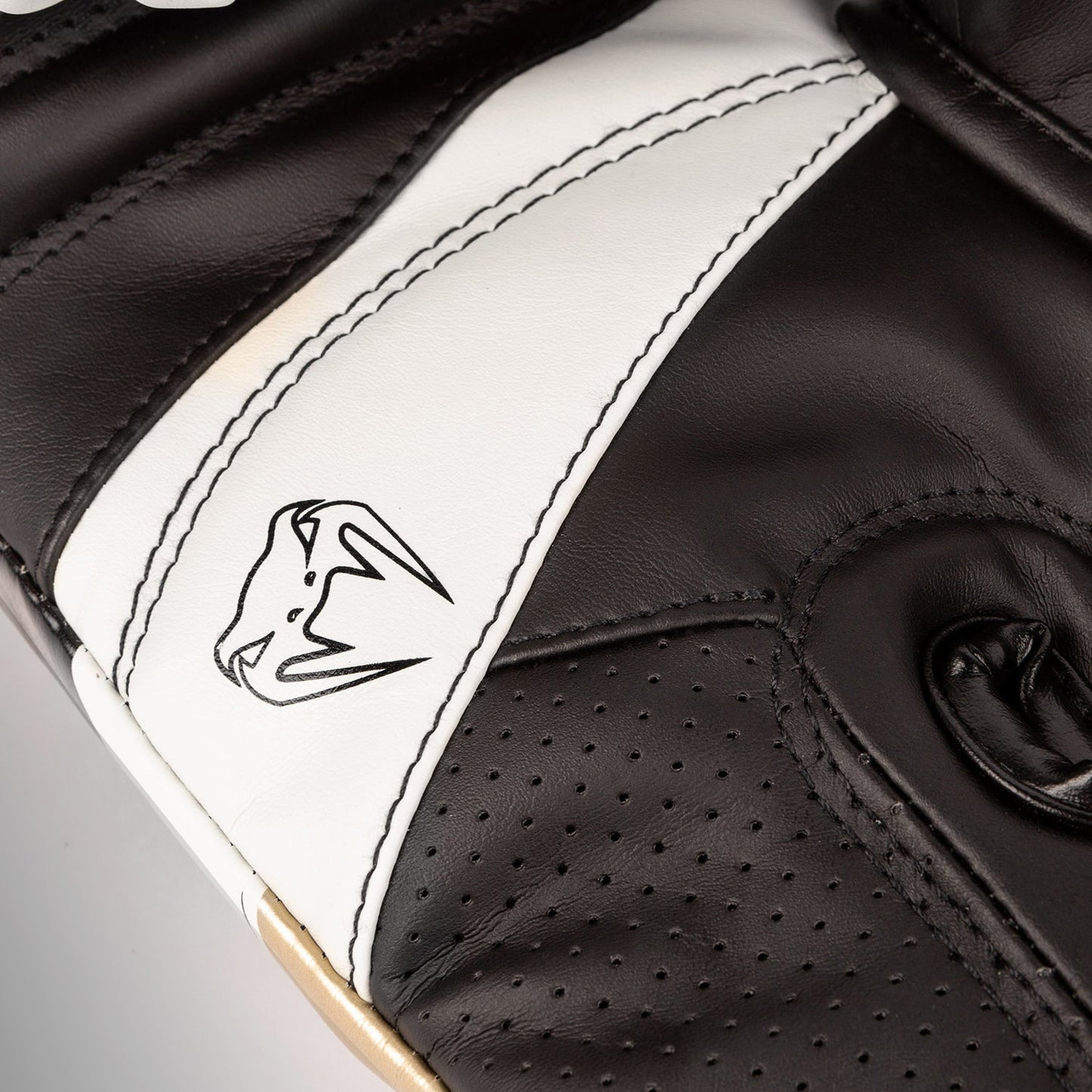 Guantes de boxeo Venum Elite Evo - Blanco/Dorado