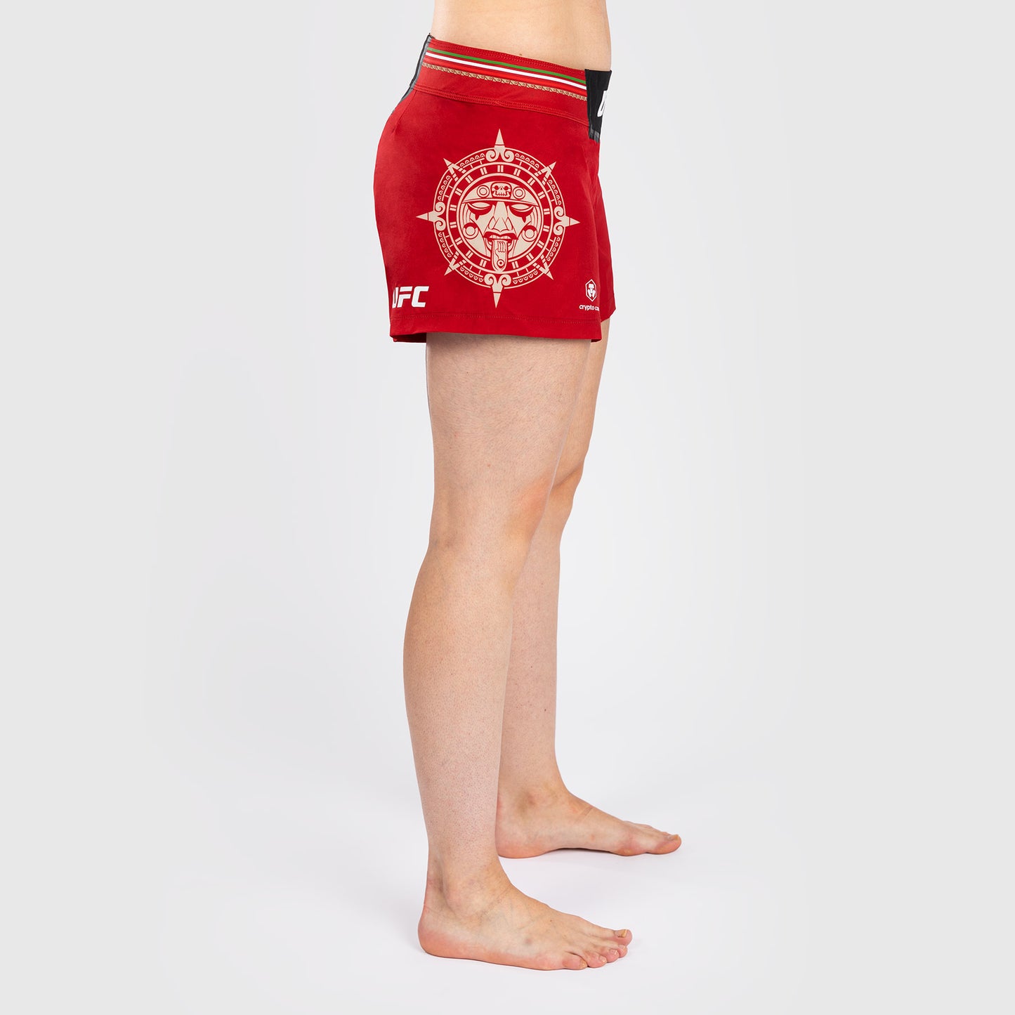 Noche UFC by Venum Authentic Fight Night Shorts de combate para mujer - Rojo