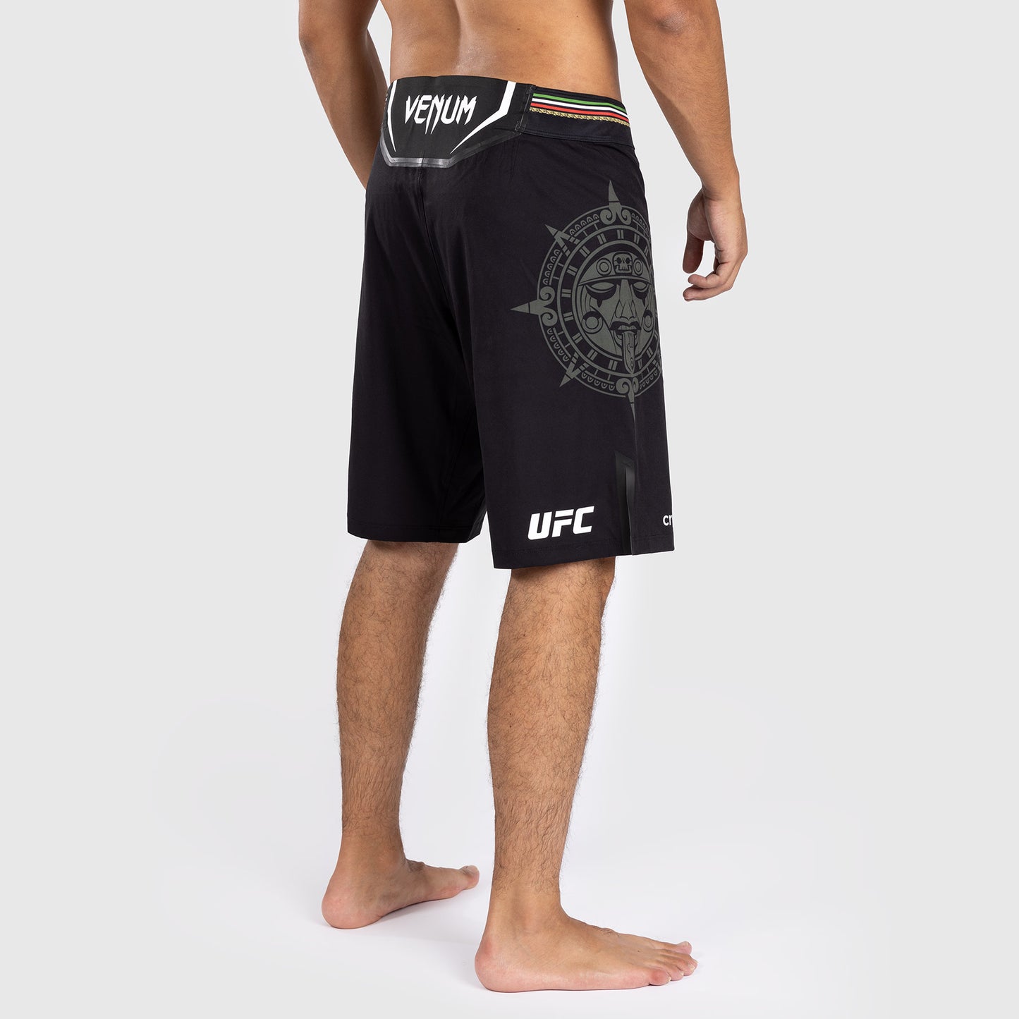Noche UFC by Venum Authentic Fight Night Pantalones cortos de combate para hombre - Corte largo - Negro