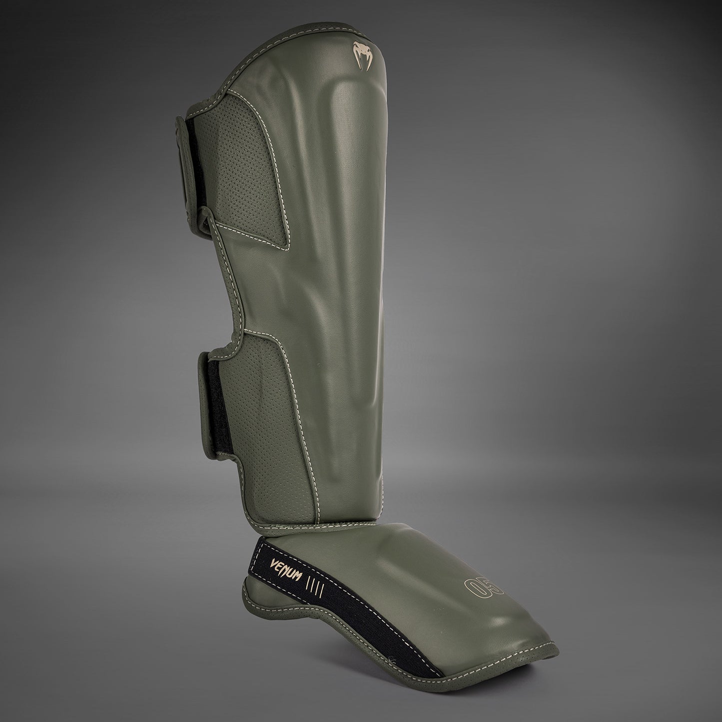 Venum Impact Evo Espinilleras - Verde Militar