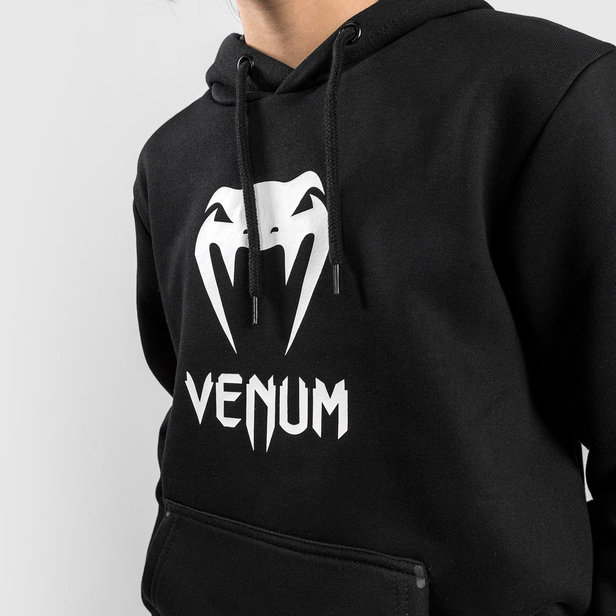 Venum Classic Sudadera con Capucha Para Niños - Negro