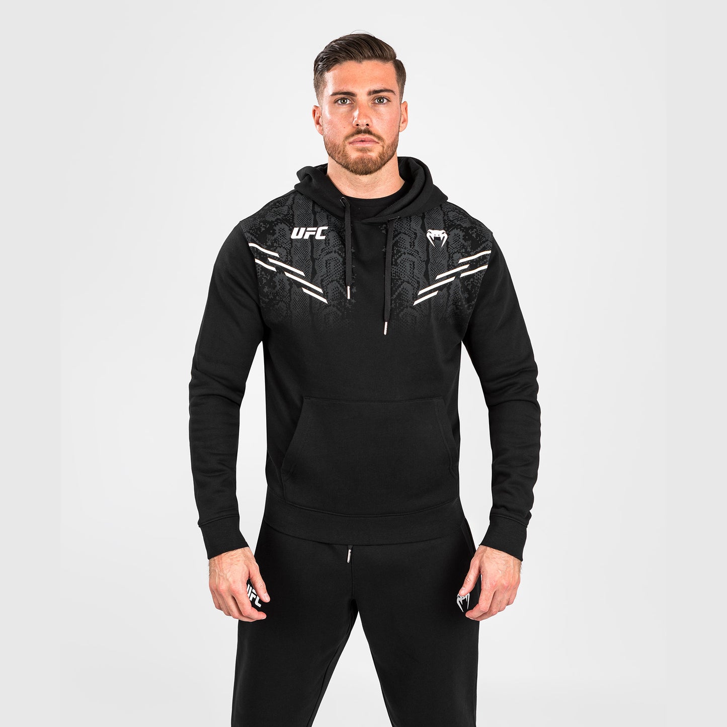 UFC Adrenaline by Venum Replica Sudadera con Capucha para Hombre - Negro