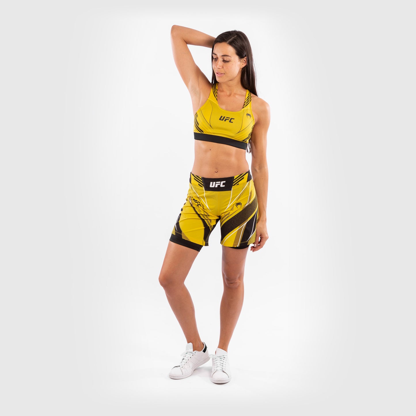 Pantalón De MMA Para Mujer Ufc Venum Authentic Fight Night – Modelo Largo - Amarillo