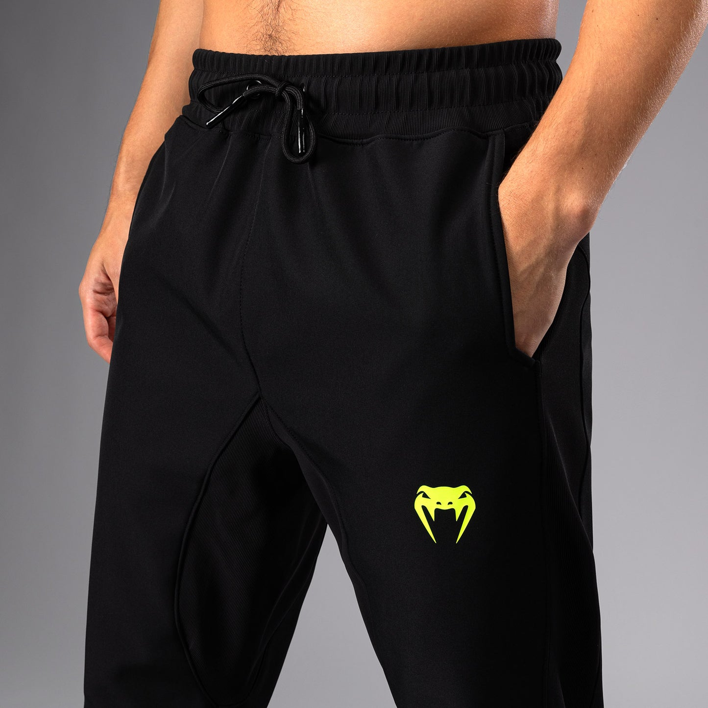 Venum Training Camp 4.0 Joggers - Negro/Verde neón
