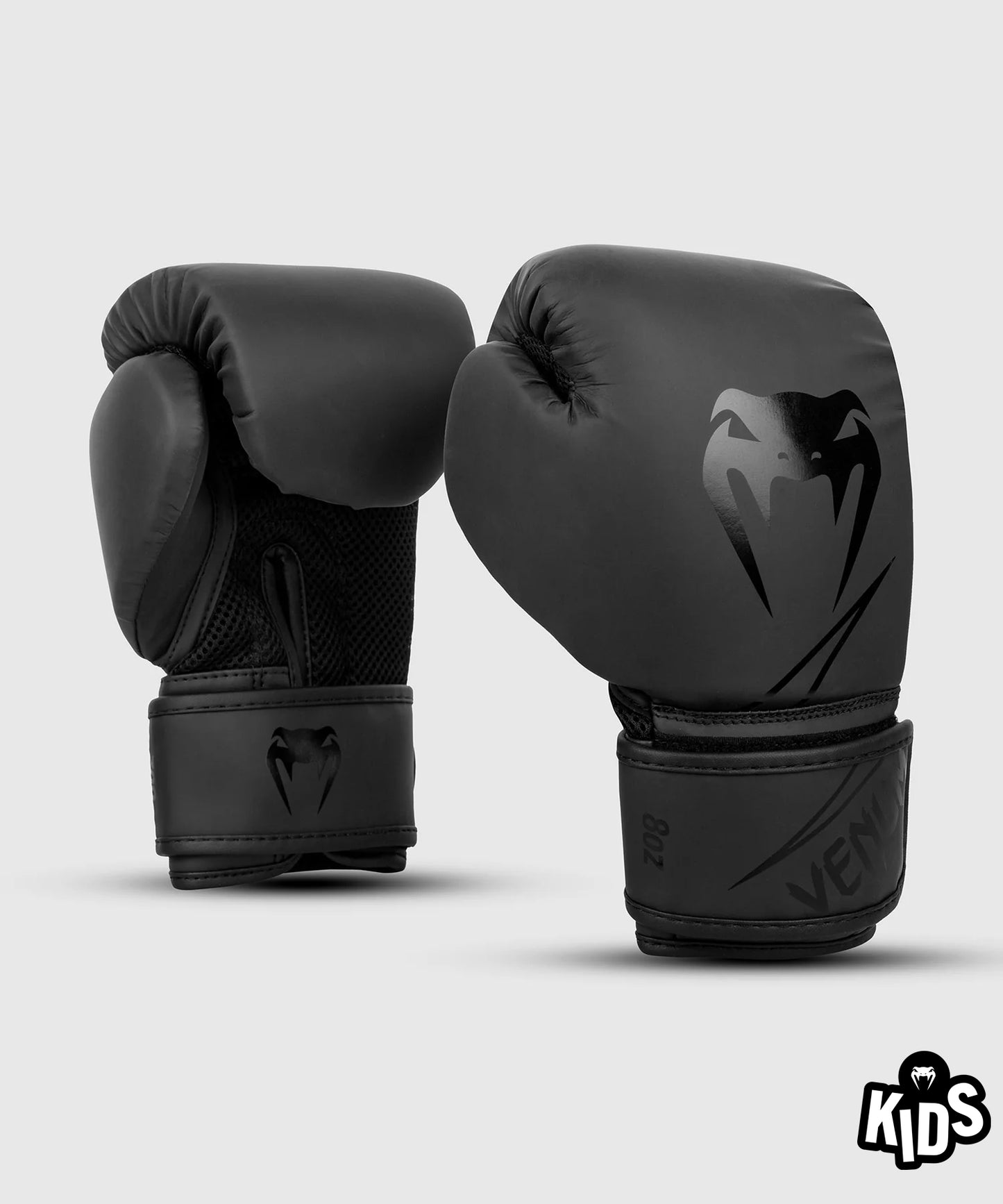 Guantes de boxeo para niños Venum Classic - Negro / Negro - 8oz