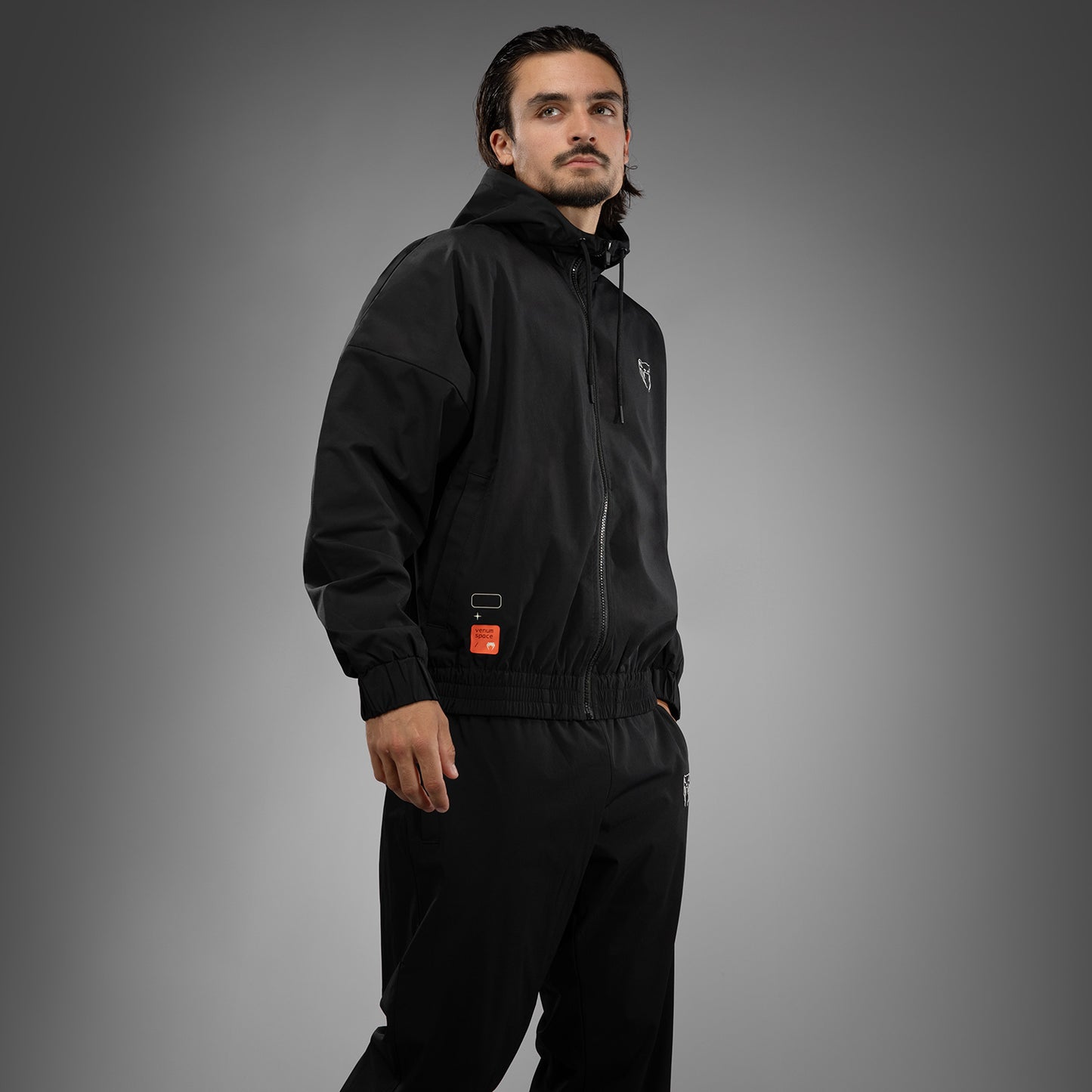 Venum Eclipse Chaqueta Track – Negro/Marfil