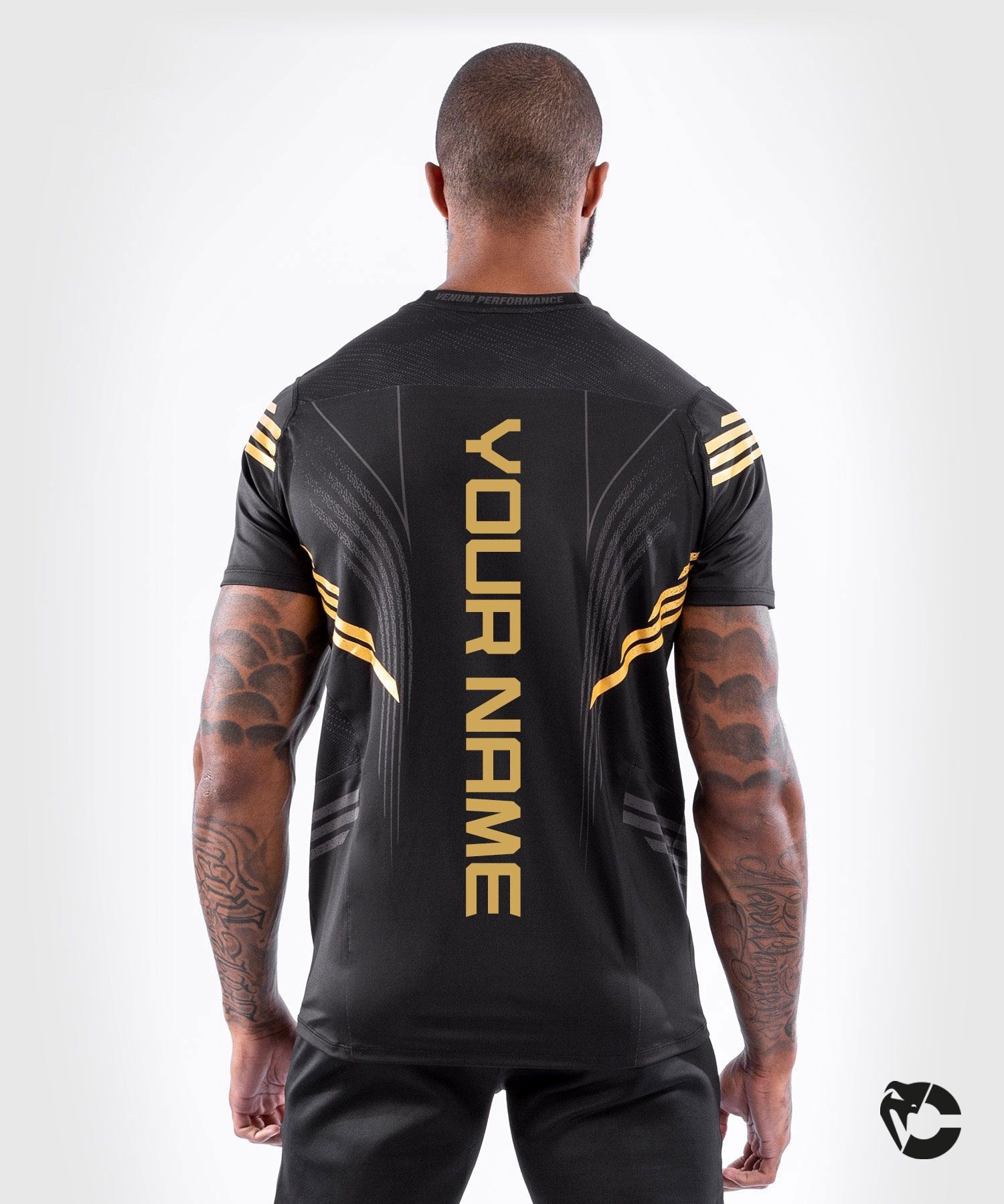 Camiseta Tecnica Para Hombre Personalizada UFC Venum Authentic Fight Night Campeon