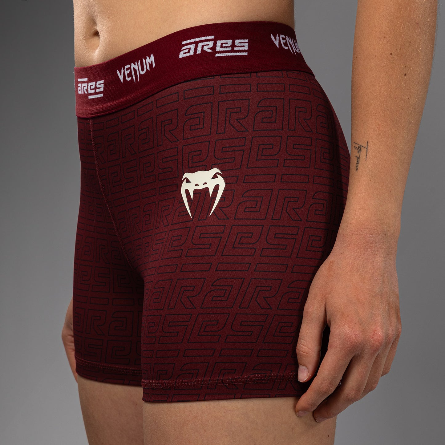 Venum x Ares Pantalones Vale Tudo para Mujer - Burdeos