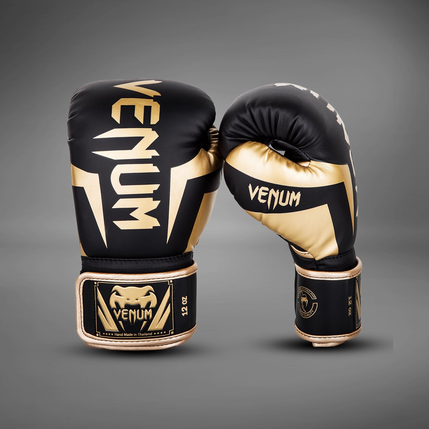 Guantes de Boxeo Venum Elite  - Negro/Oro