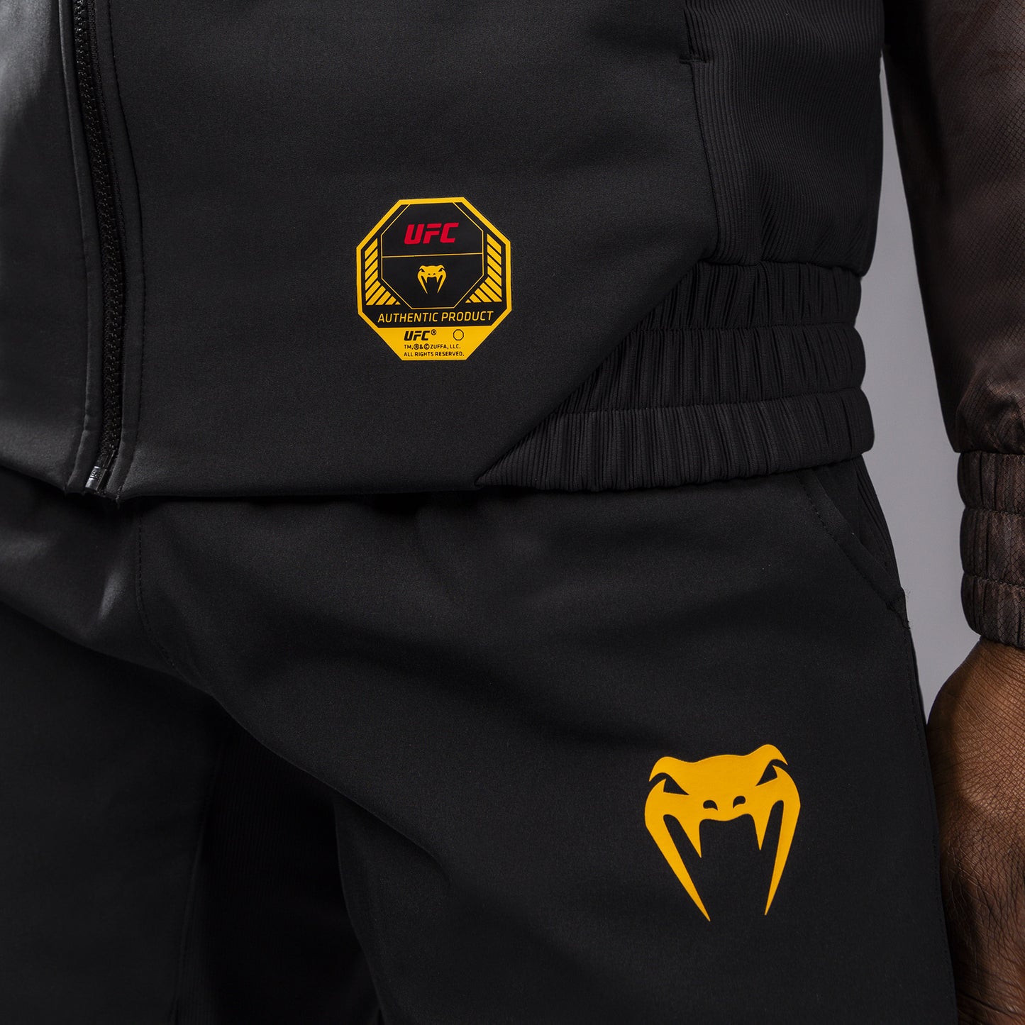 UFC Fusion by Venum Fight Week Sudadera con Cremallera para Hombre - Marrón tierra