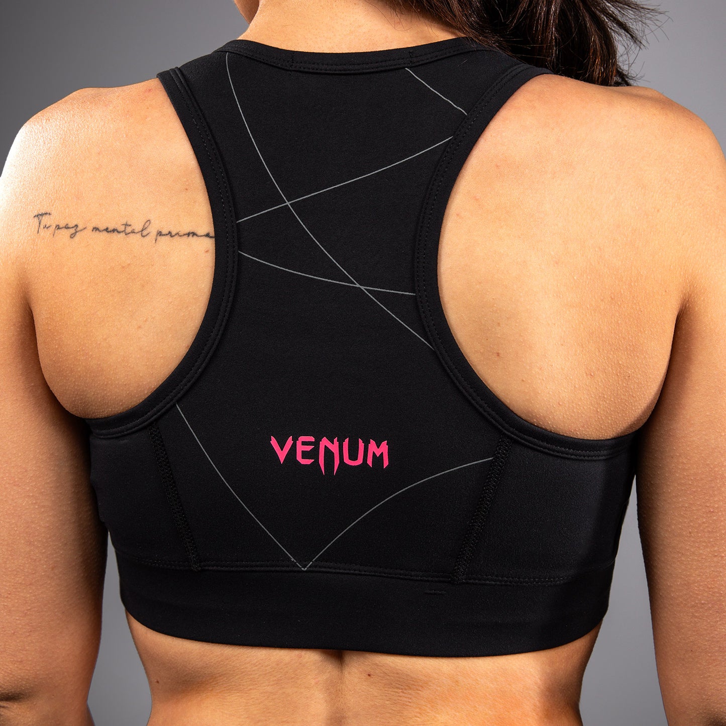 Venum Tactical XT Sujetador deportivo - Negro/Gris Tormenta