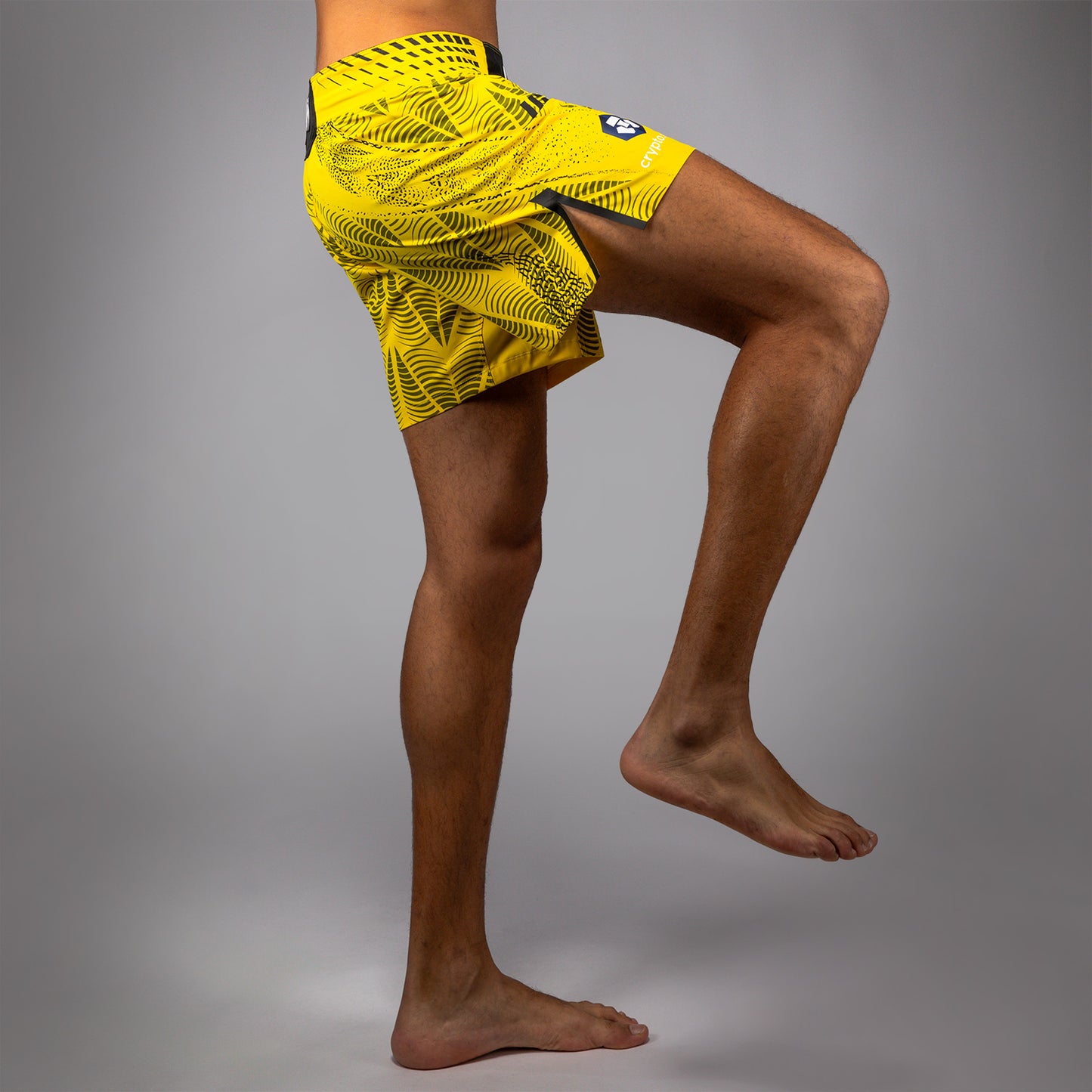 UFC Zenith by Venum Authentic Fight Night Short de pelea ajuste corto Hombre - Amarillo