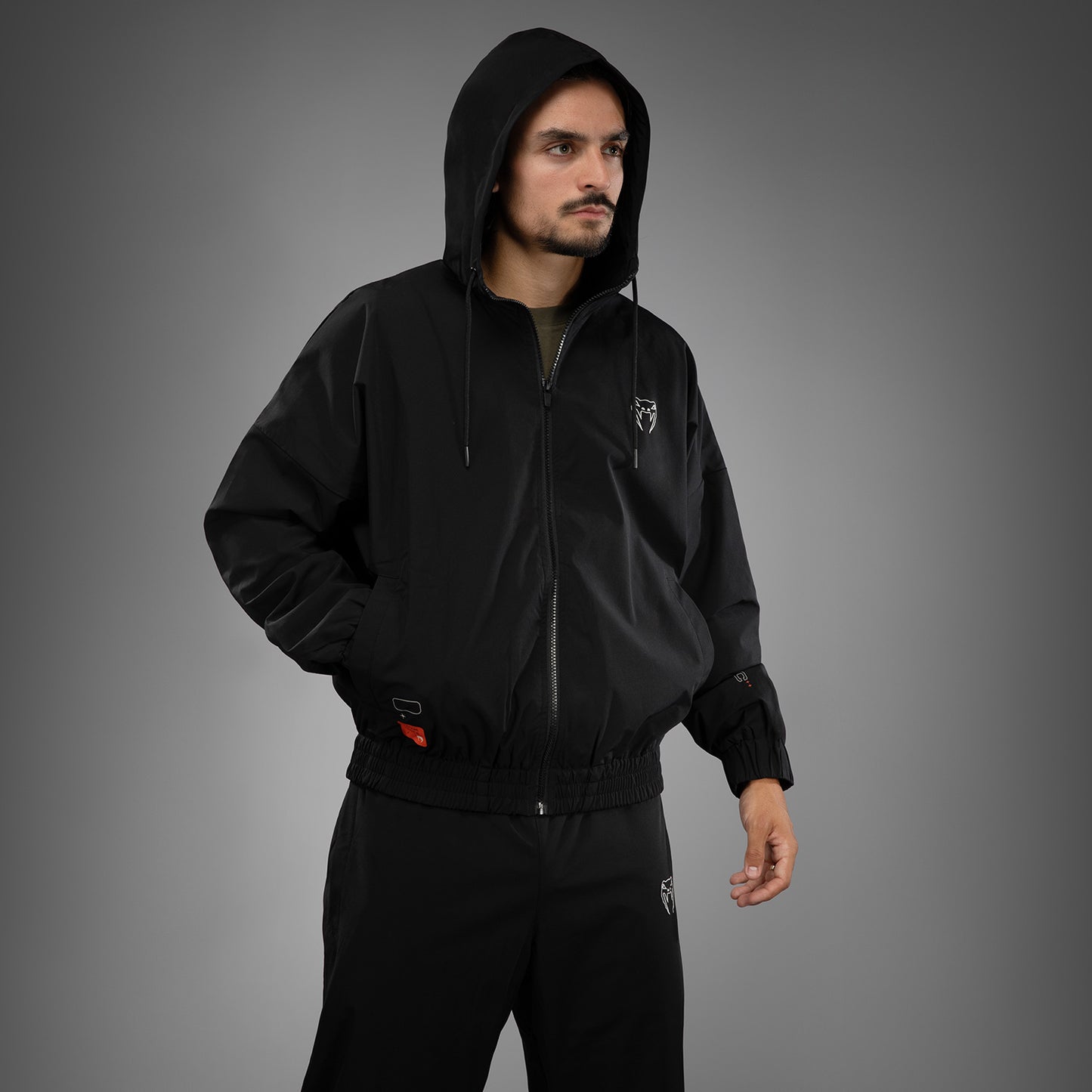 Venum Eclipse Chaqueta Track – Negro/Marfil