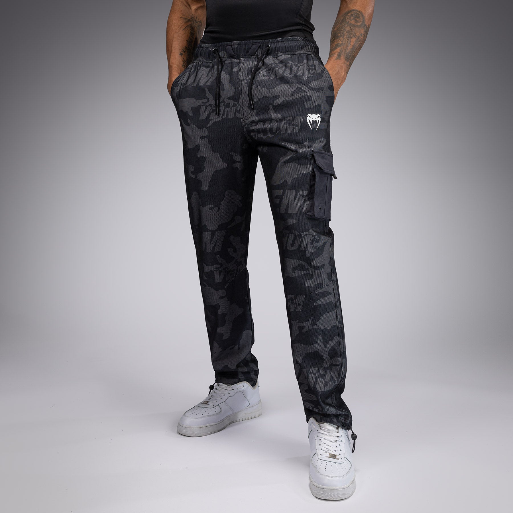 Venum Trooper Pantalones de Chándal Para Hombre Negro/Carbón