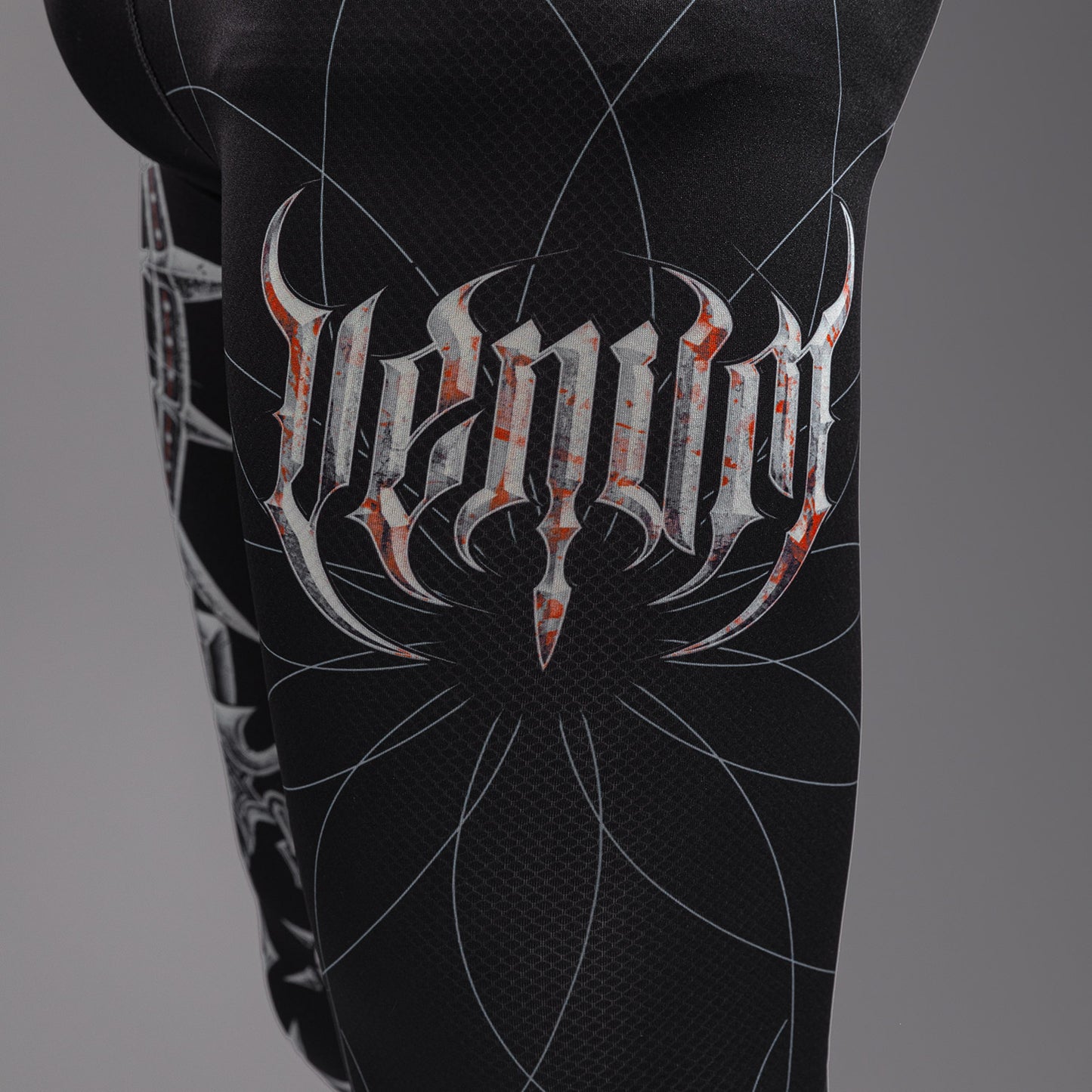 Venum Gladiator 5.0 Mallas Para Hombres - Negro/Plata