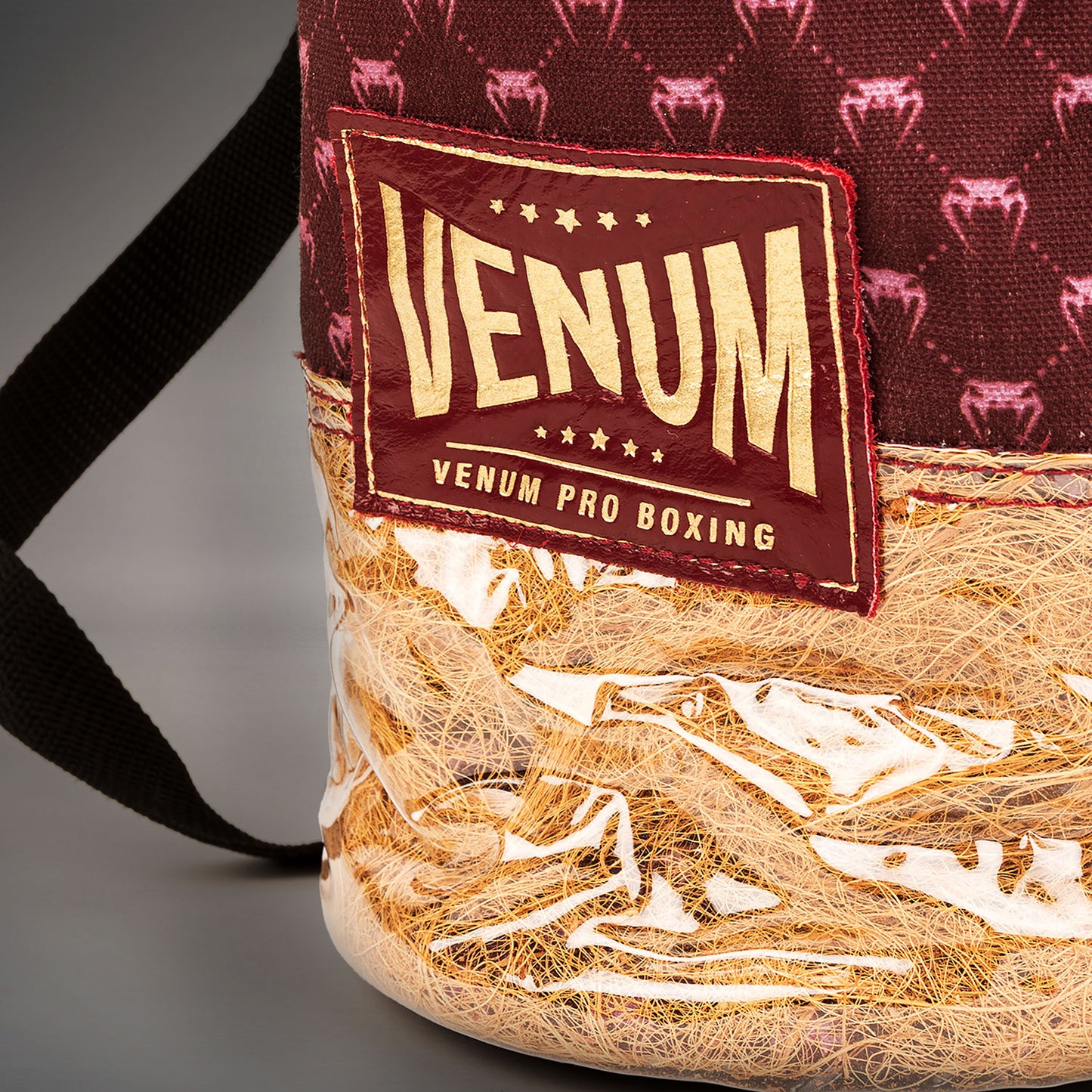 Guantes de boxeo Venum Coco Monogram Pro - Rojo granate